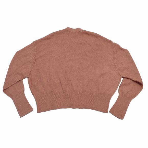 FREE PEOPLE Slouchy Oversized Button-Down Cardigan Sweater Grandpacore Cozy Sz S - Picture 7 of 12